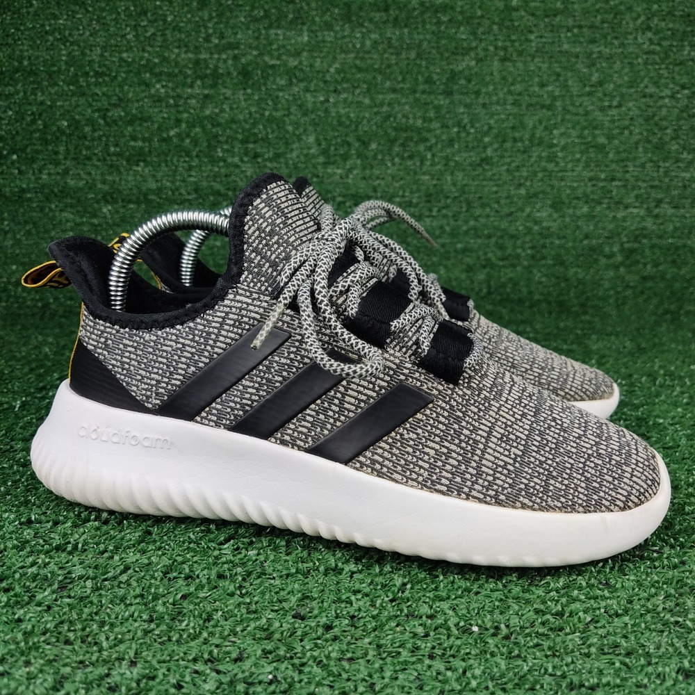Adidas Sneakers Womens 6 Grey Cloudfoam Ultimate EF7242 Knit Running Shoes